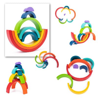 Jouet en Bois - RainbowBridge™ - Arc - En - Ciel - Supreme Bebe