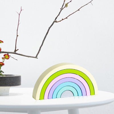 Jouet en Bois - RainbowBridge™ - Vert Mauve - Supreme Bebe